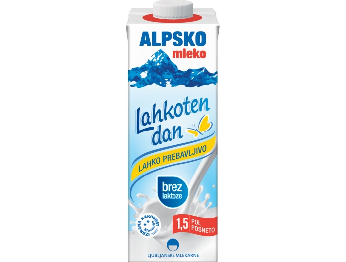 Latte permanente Dukat Alpine 1,5% m.m. 1 litro