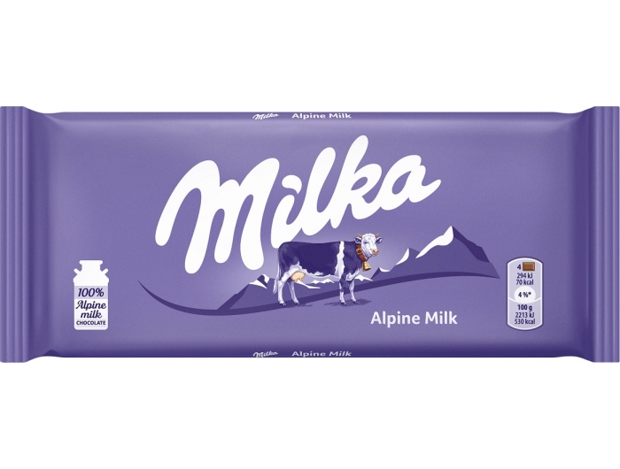 Milka milk chocolate 80 g