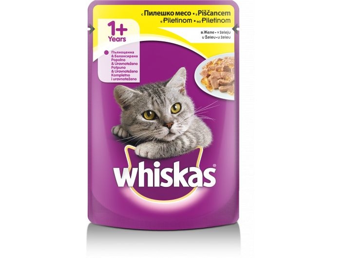Whiskas Hrana za mačke piletina vrećica100 g
