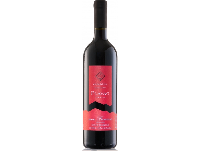 Plavac premium Skaramuča kvalitetno vino 0,75 L