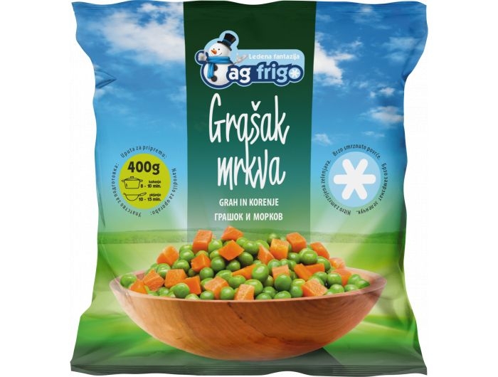 Ag Frigo peas and carrots 400 g