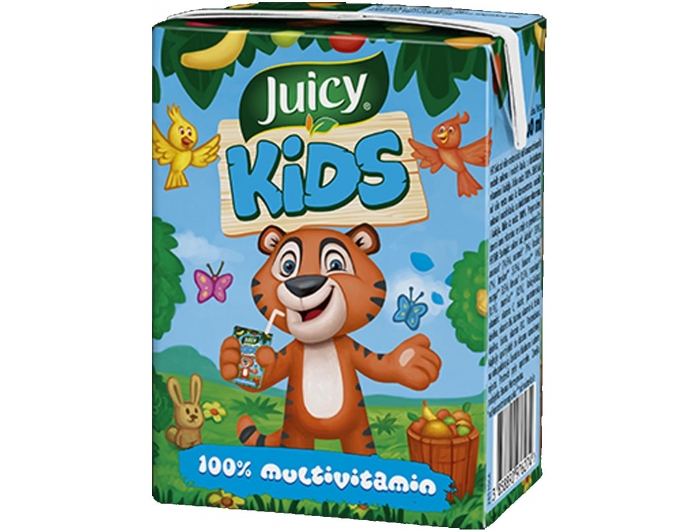 Juicy Kids 100% multivitamin sok 0,2 L