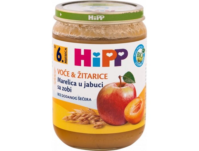 Dječja hrana, 190 g, kruška/jabuka/pir, Hipp