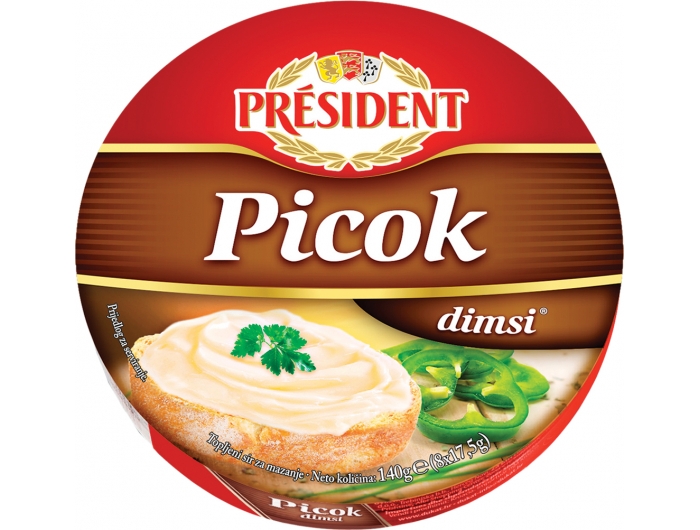 Präsident geschmolzener Käse Picok Dimsi 140 g