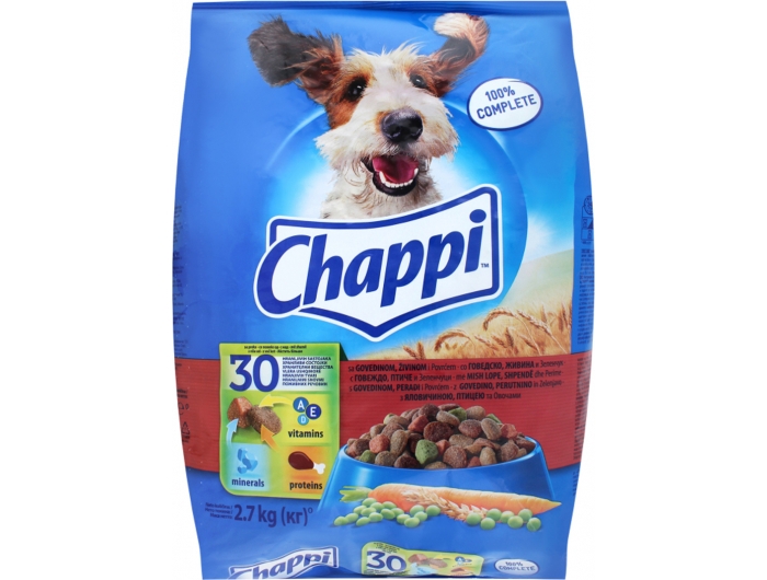 Chappi hrana za pse govedina i piletina 2,7 kg