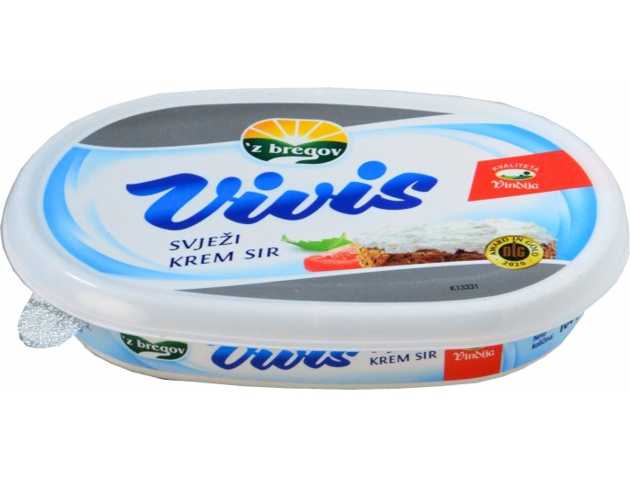 Vindija Vivis 'z Bregov čerstvý smetanový sýr originál 100 g