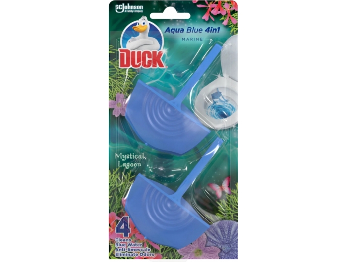 Duck Aqua Blue 4in1 Marine Osvježivač WC školjke Mystical Lagoon 80 g