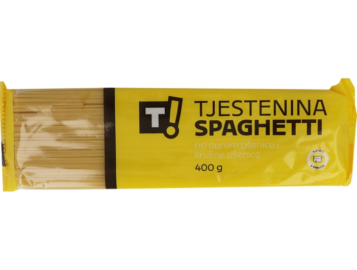 T! Tjestenina spaghetti 400 g