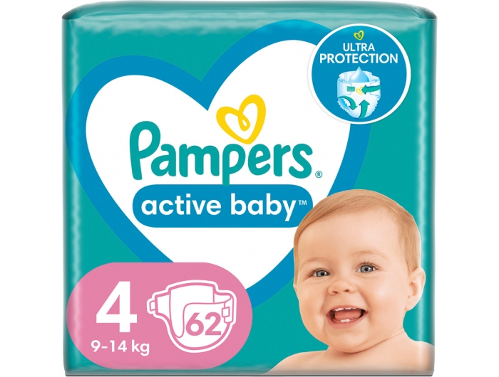Pampers Baby diapers ab maxi S4 62 pcs
