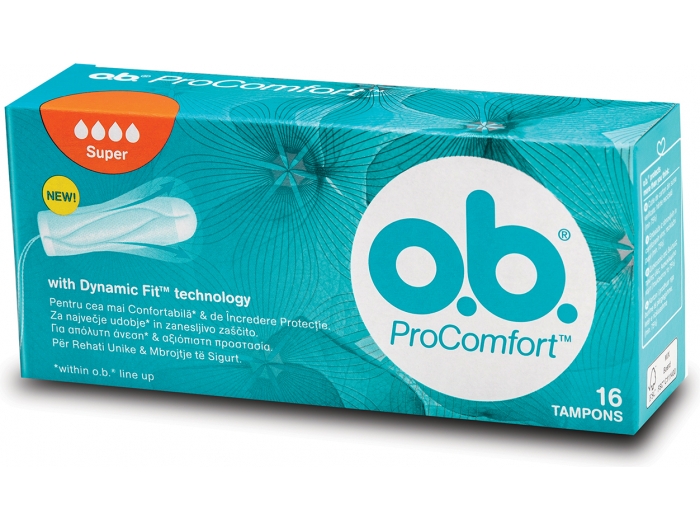 o.b. ProComfort hygienic tampons 16 pieces