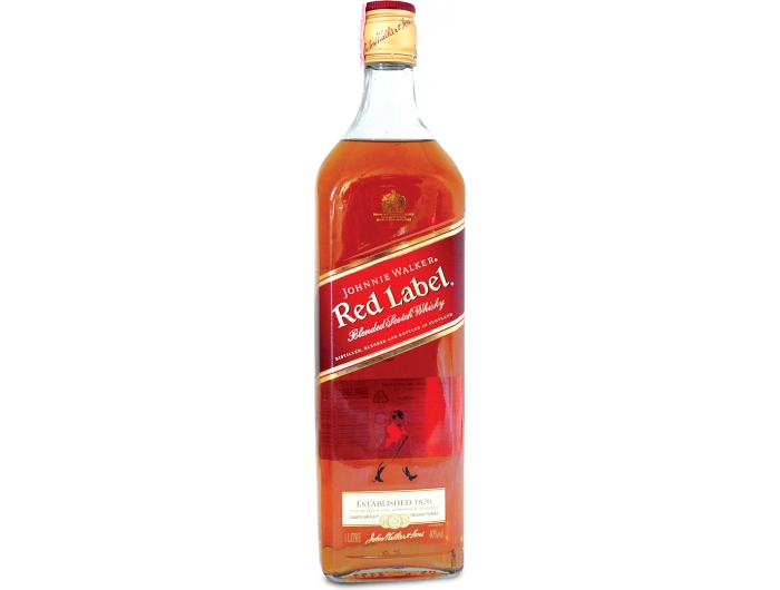 Red Label Johnnie Walker whiskey 1 L