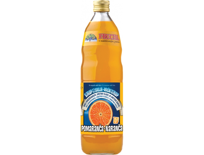 Fructal Orange ovocný sirup 1l