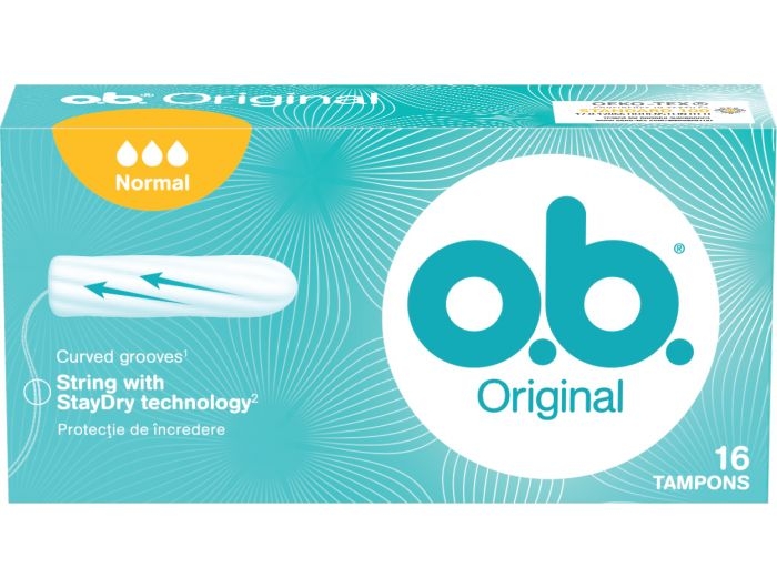 O.B Original normal hygienic tampons 16 pieces