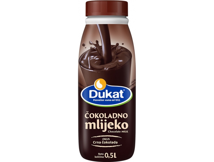 Dukat Čokoladno mlijeko Crna čokolada 0,5 L