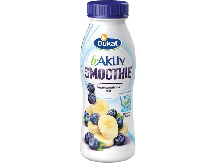 Dukat b.Aktiv jogurt voćni borovnica i banana 330 g
