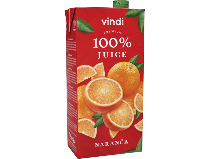 Vindija Vindi Voćni sok 100% naranča 2 L