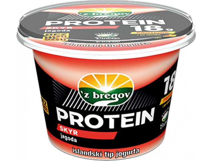 Vindija 'z bregov Yogurt proteico alla fragola 200 g