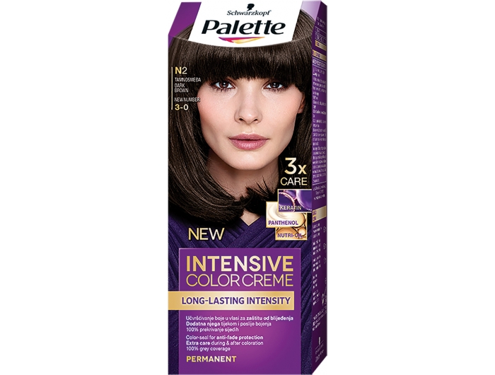 Palette Intensive Color Creme Boja za kosu 3-0 Tamnosmeđa 1 kom