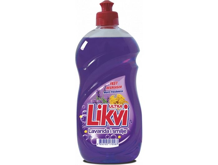 Saponia Likvi Płyn do mycia naczyń Ultra Lawenda i nieśmiertelnik 450 ml
