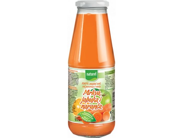 Naturel sok mrkva i jabuka 0,72 L