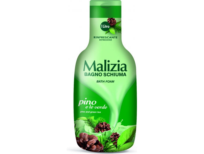 Malizia bath pine & green tea 1000 ml
