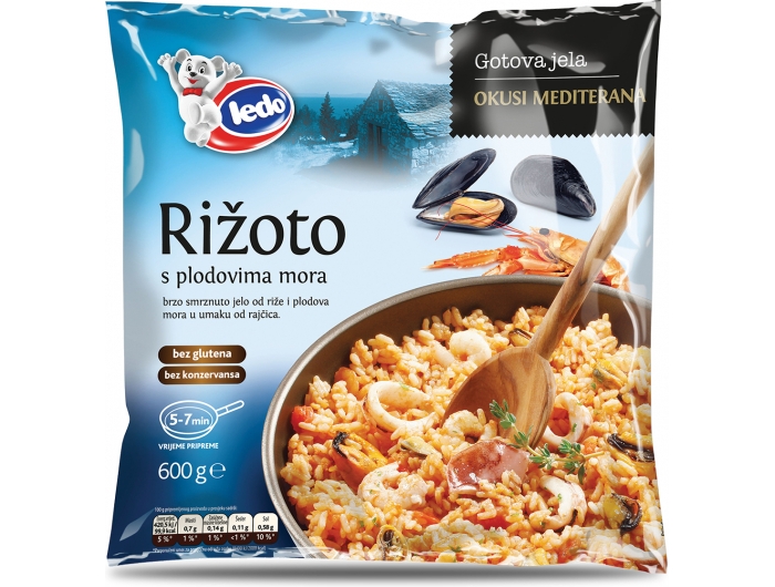 Ledo risotto with seafood 600 g