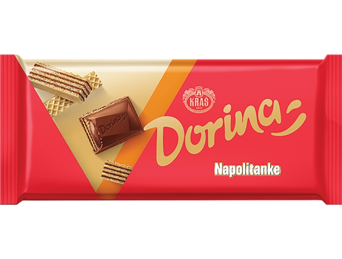 Kraš Dorina čokolada napolitanke 100 g