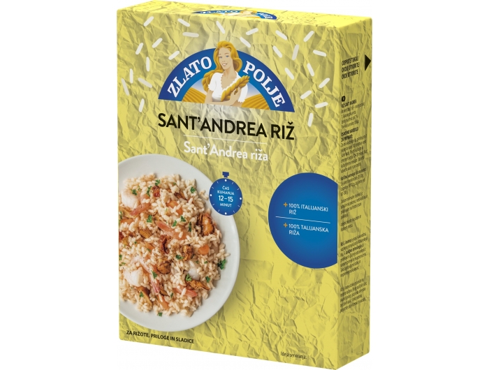 Ryż Zlato polje Sant'Andrea 500 g średnioziarnisty