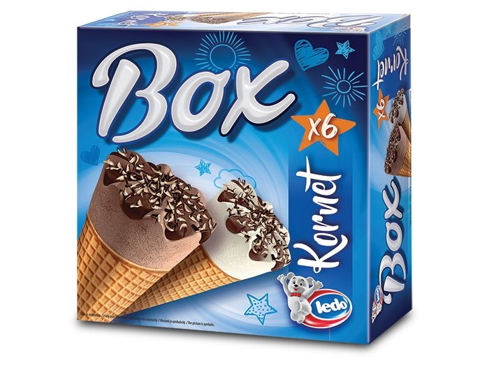 Ledo Box Sladoled vanilija i čokolada 6/1 660 ml