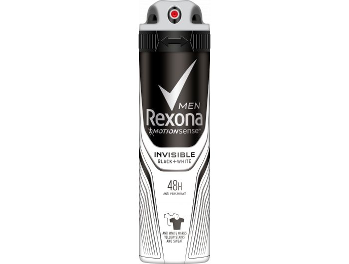 Rexona dezodorans Invisible Black & White 150 ml