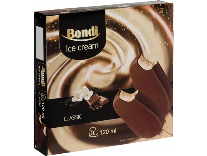 Bondi Sladoled na štapiću Klasik 3x120 mL (1 pak)