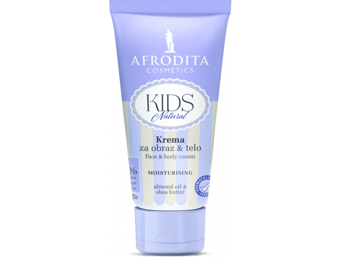 Afrodita Kids Natural Dječja hidratantna krema za lice i tijelo 75 ml