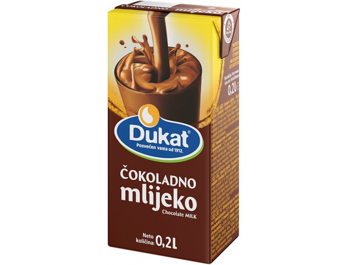 Dukat chocolate milk 0.2 L