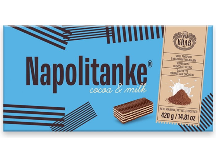 Kraš Napolitanka Cocoa & Milk 420 g