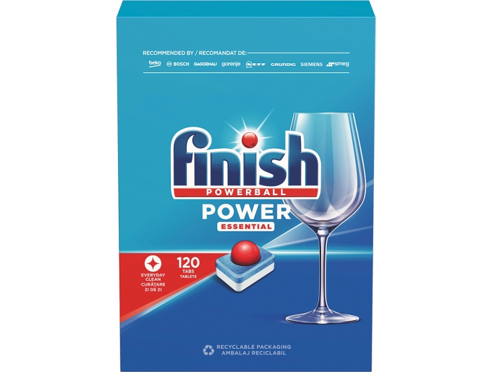 Finish Powerball Tablete za pranje posuđa Power Essential 120 kom