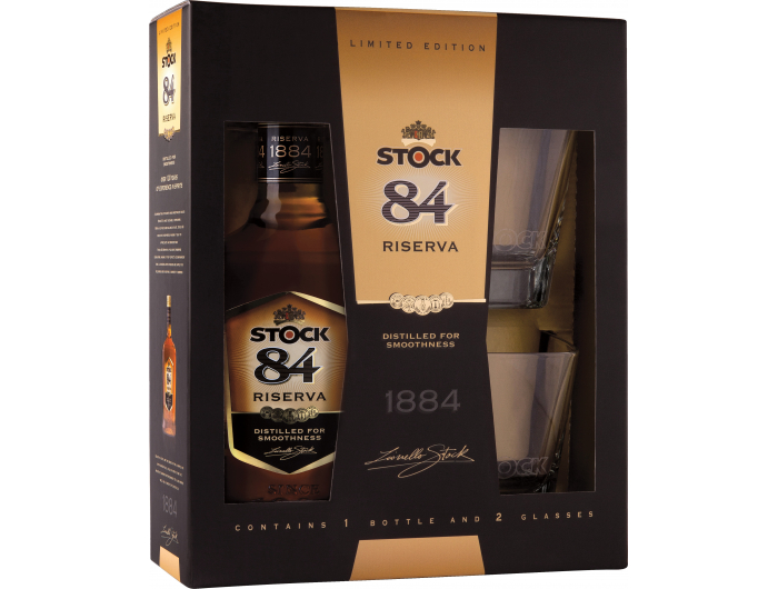 Stock '84 (gift box, 2 čaše) 0,7 L