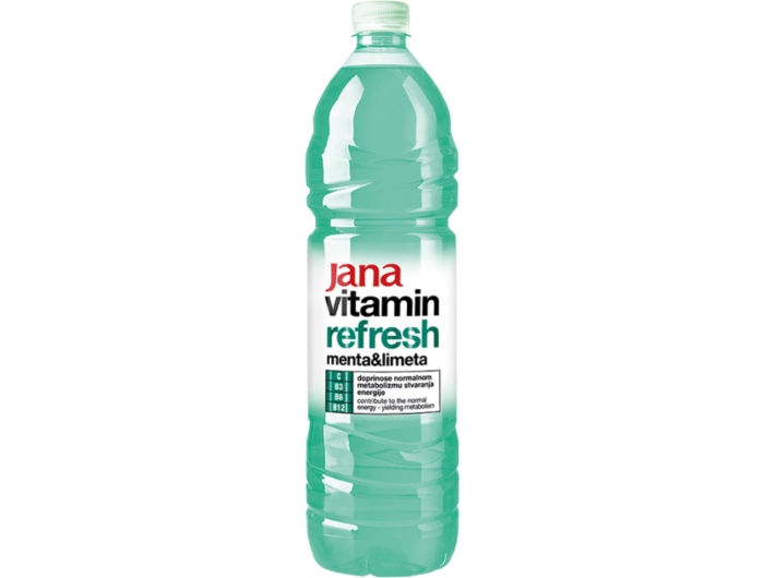 Jana Vitamin Refresh Aromatizirana voda Menta i limeta 1,5 L