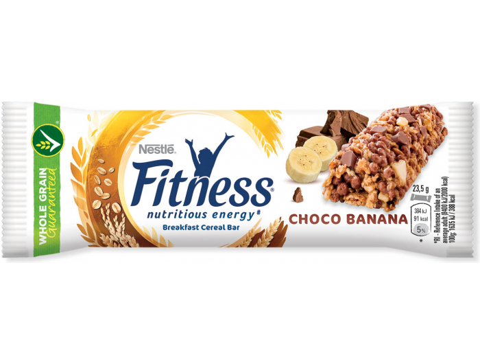 Nestle Fitness žitna pločica s čokoladom i bananom 23,5 g