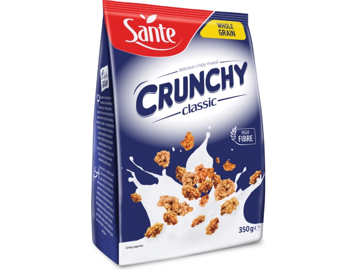 Sante Crunchy Zobene pahuljice od cjelovitog zrna Natural 350 g