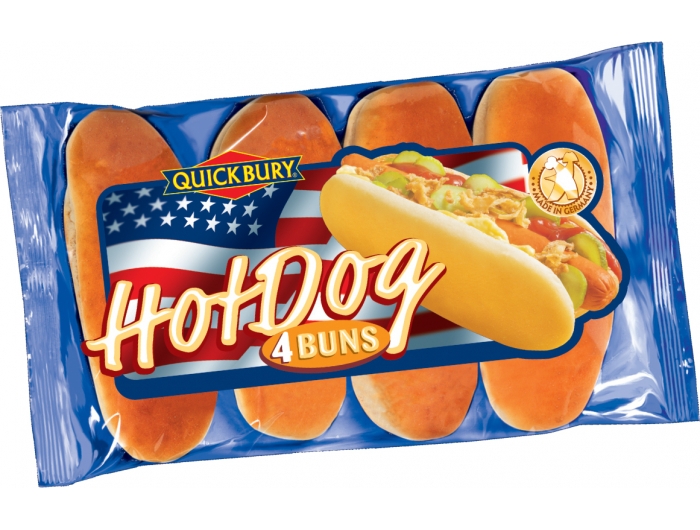 Quickburry Hot dog pastry 250 g
