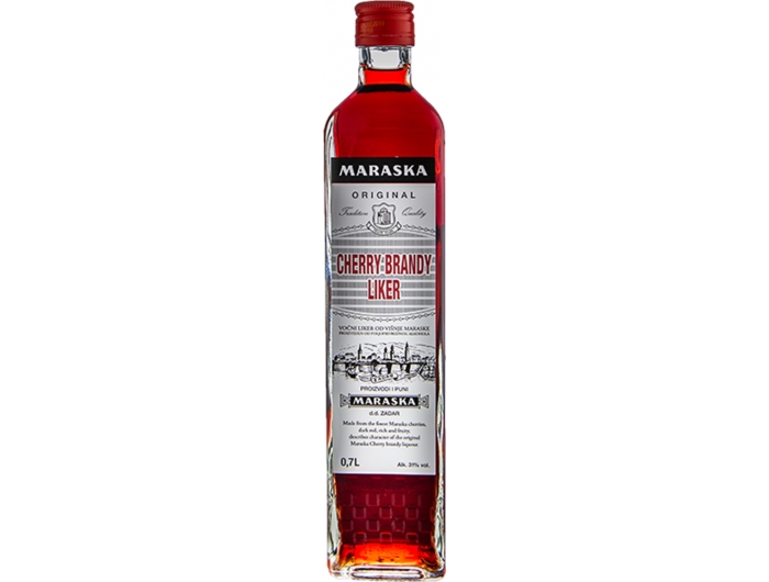 Maraska cherry brandy liqueur decorative bottle 0.7 L