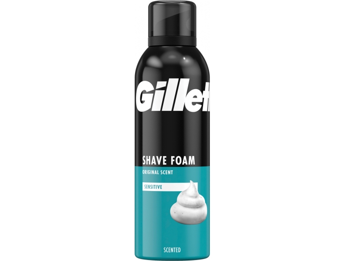 Gillette pjena za brijanje Sensitive Skin 200 ml
