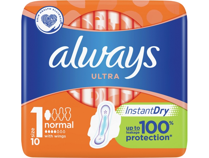 Always ultra sanitary pads normal 10 pcs