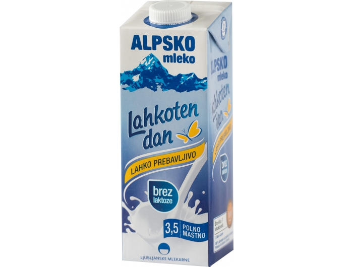 Alpsko mlijeko 3,5 % m.m. 1 L