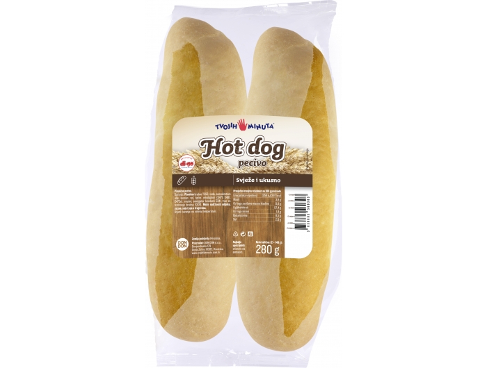 Don don pastry hot-dog 2 pcs 280 g