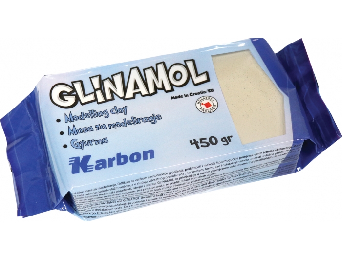 Karbon sivi glinamol 450 g P32