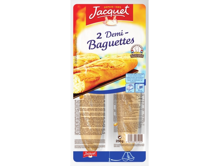Jacquet Baguette 2/1 bread, 250 g