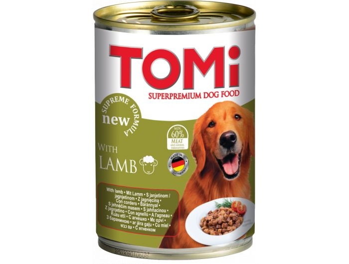 Tomi dog food lamb 400 g
