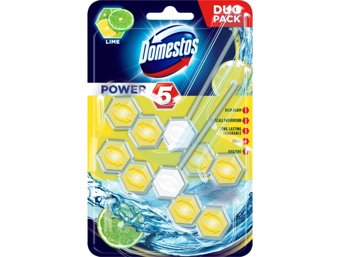 Domestos power osvježivač WC školjke – limun i limeta 100 g