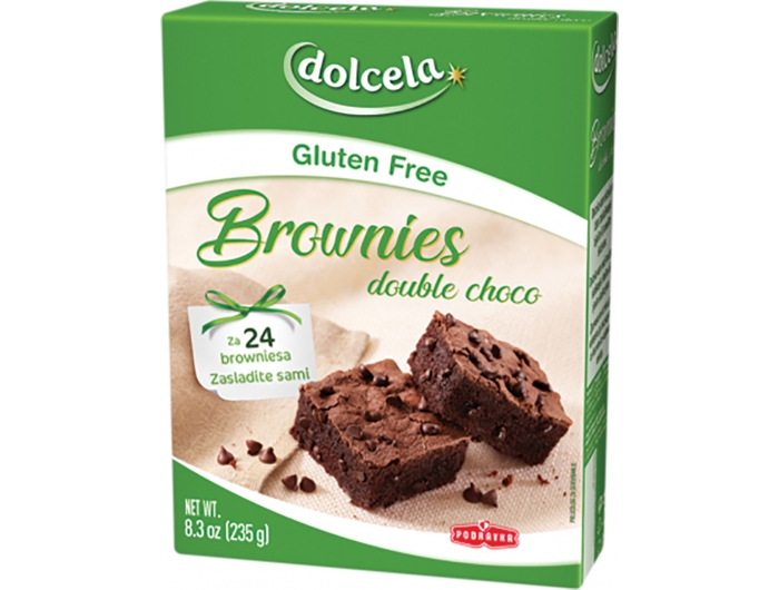 Podravka Dolcela mješavina za brownies bez glutena 235 g